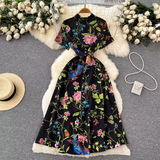 - women's summer printed dress GEU1239