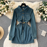 - women's autumn denim dress GEU507