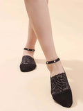 momentlover Casual Split-Joint Lace With Beads Socks Accessories