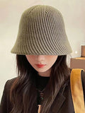 Momentlover Solid Color Fisherman Hat