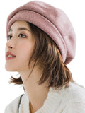 Momentlover Personality Striped&Plaid Beret Hat
