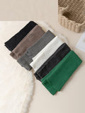 momentlover Casual Keep Warm Solid Color Leg Warmers Accessories