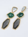 Momentlover Split-Joint Geometric Drop Earrings