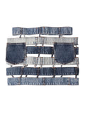 Momentlover Stylish Selection Irregularity High-Waisted Hollow Skirts Bottoms