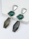 Momentlover Split-Joint Geometric Drop Earrings