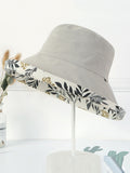 Momentlover Original Solid&Printing Reversible Foldable Sun-Protection Bucket Hat