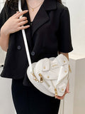 Momentlover Zipper Split-Joint Heart Shape Handbags Crossbody Bags Bags