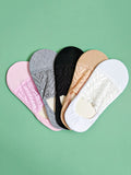 momentlover Casual Split-Joint Lace With Beads Socks Accessories