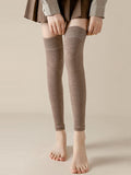 momentlover Casual Skinny Keep Warm Solid Color Leg Warmers Accessories