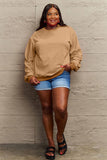 Momentlover Simply Love Full Size IF I'M TOO MUCH THEN GO FIND LESS Round Neck Sweatshirt