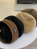 Momentlover 3 Colors Vintage Solid Color Woolen Beret Hat