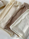 momentlover Leisure Fashion Knitting Solid Color Flared Leg Warmers Accessories