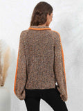 Momentlover Heathered Turtleneck Long Sleeve Sweater