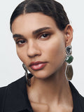 Momentlover Split-Joint Geometric Drop Earrings