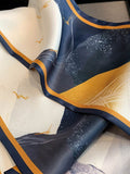 Momentlover Vintage Silk Imitation Printed Scarf