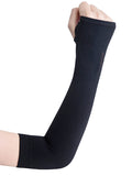 momentlover Ice Silk Sun Protection Solid Color Sleevelet