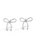 Bowknot Geometric Drop Earrings