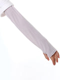 Momentlover Ice Silk Sun Protection Simple Solid Color Sleevelet