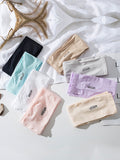 momentlover Ice Silk Sun Protection Solid Color Sleevelet