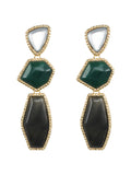Momentlover Split-Joint Geometric Drop Earrings
