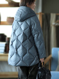 Momentlover Original Solid Hooded Cotton-Padded Coat