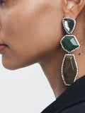 Momentlover Split-Joint Geometric Drop Earrings