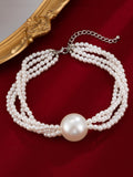 Beaded Solid Color Dainty Necklace Necklaces Accessories