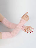momentlover Original 7 Colors Lace Hollow Embroidered Sleevelet Accessories