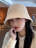 Momentlover Solid Color Fisherman Hat