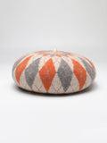 Momentlover Vintage Wool Contrast Color Beret Hat