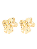 Flower Shape Solid Color Earrings Accessories