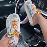 themeisles - Colour Casual Graffiti Frenulum Round Comfortable Shoes