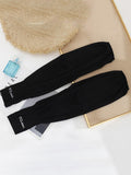 momentlover Solid Color Ice Silk Loose Sun Protection Sleevelet