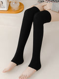 momentlover Casual Keep Warm Solid Color Leg Warmers Accessories