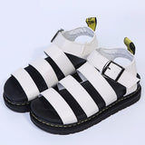 themeisles - White Casual Patchwork Solid Color Round Comfortable Out Door Shoes