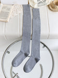 momentlover Casual Skinny Solid Color Stockings Accessories