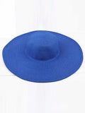 Momentlover Simple Casual Vacation 10 Colors Wide Brim Hat