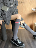 momentlover Fashion College Style Striped Stockings Accessories
