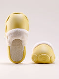 Momentlover Warm Removable Washable Waterproof Thick-Soled Cotton Slippers