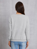 Momentlover THERE IS POWER PRAYER Round Neck Sweatshirt
