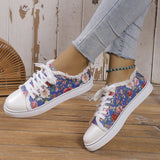 themeisles - Halloween Yellow Casual Daily Patchwork Printing Round Comfortable Shoes
