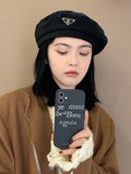 Momentlover 3 Colors Vintage Solid Color Woolen Beret Hat