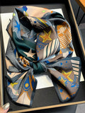 Momentlover Vintage Silk Imitation Printed Scarf