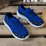 themeisles - Red Casual Sportswear Daily Patchwork Frenulum Round Comfortable Shoes