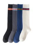 momentlover Fashion College Style Striped Stockings Accessories