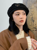 Momentlover 3 Colors Vintage Solid Color Woolen Beret Hat