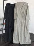 Momentlover Original Empire Elasticity Wide Leg Jumpsuits