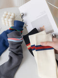 momentlover Fashion College Style Striped Stockings Accessories