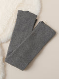 momentlover Casual Keep Warm Solid Color Leg Warmers Accessories