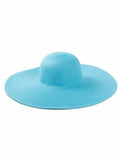 Momentlover Simple Casual Vacation 10 Colors Wide Brim Hat